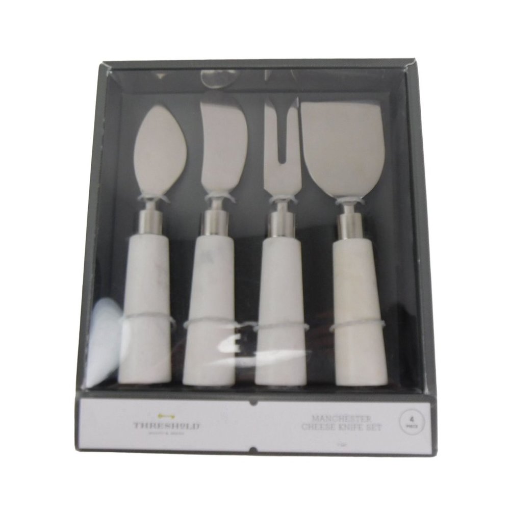 Threshold Manchester Cheese Knife Set (4 Pieces) New